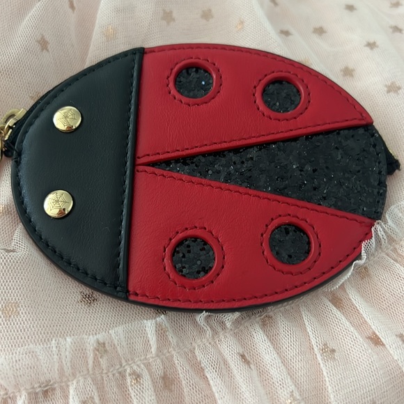 NEW Charlotte Olympia Ladybug Card Case Keychain - Picture 2 of 7
